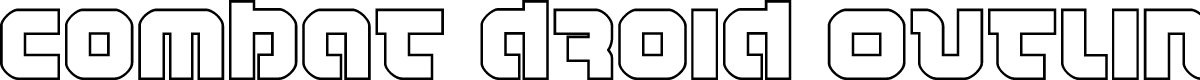 Combat Droid Outline