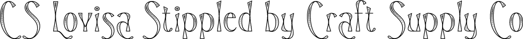 CS Lovisa Stippled Regular Demo
