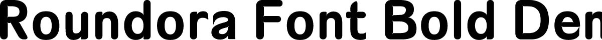 Roundora Font Bold Demo