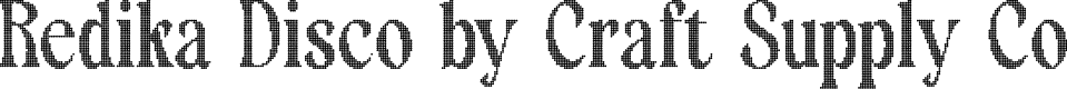RedikaDisco-Regular Demo