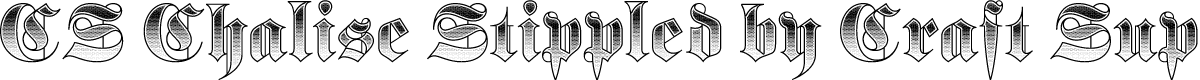 CS Chalise Stippled Regular Demo