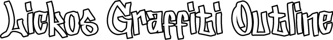 Lickos Graffiti Outline