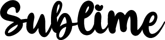 Sublime Free Regular