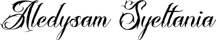 Aledysam Syeltania