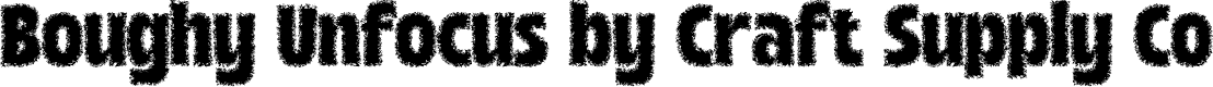 Boughy Unfocus Demo Regular