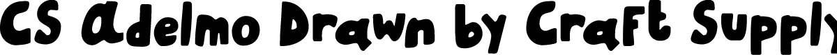 CSAdelmoDrawn-Regular Demo