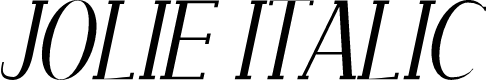 JOLIÈ ITALIC