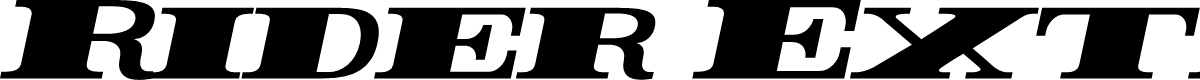 Rider ExtraBlack Italic
