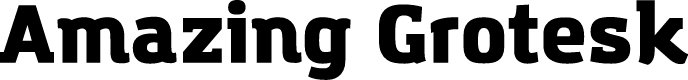 Amazing Grotesk Ultra
