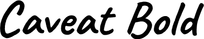Caveat Bold