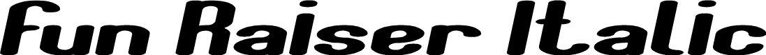 Fun Raiser Italic