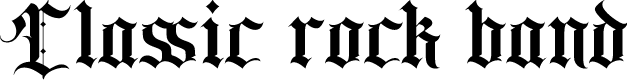 Classic rock band