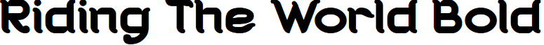 Riding The World Bold