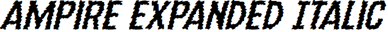 Ampire Expanded Italic