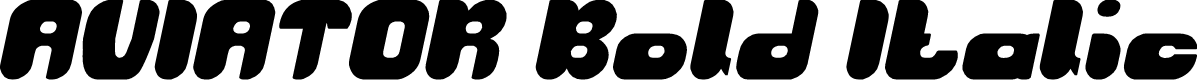 AVIATOR Bold Italic