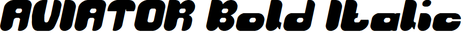 AVIATOR Bold Italic