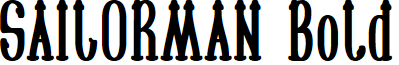SAILORMAN Bold