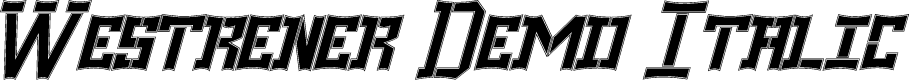 Westrener Demo Italic