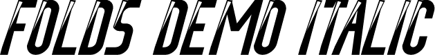 Folds Demo Italic
