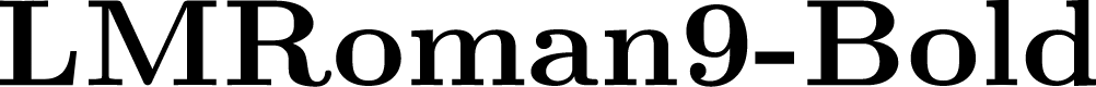 LMRoman9-Bold