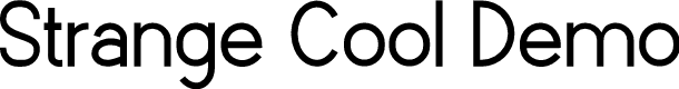 Strange Cool Demo