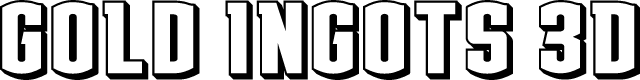 Gold Ingots 3D