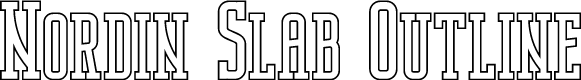 Nordin Slab Outline