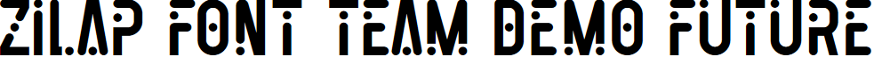 Zilap Font Team DEMO Future