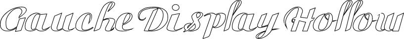 Gauche Display Hollow