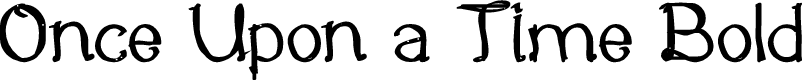 Once Upon a Time Bold