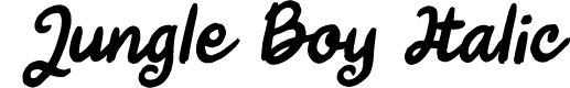 Jungle Boy Italic