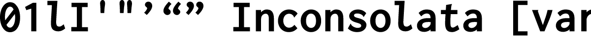 Inconsolata zi4[varl,varqu] Bold
