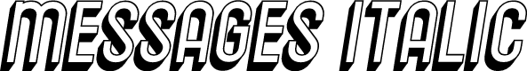 Messages Italic