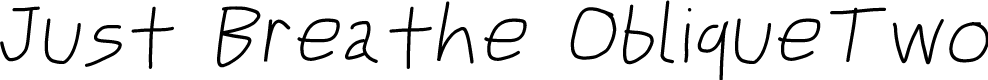 Just Breathe ObliqueTwo