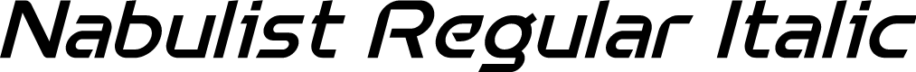 Nabulist Regular Italic