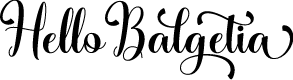 HelloBalgetia