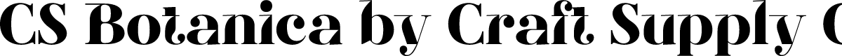 CS Botanica Demo Regular