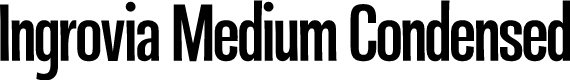 Ingrovia Medium Condensed