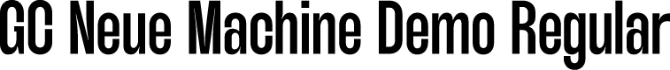 GC Neue Machine Demo Regular
