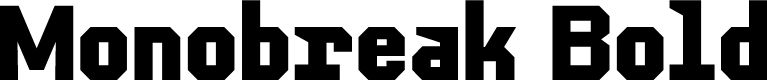 TFMonobreakDemo-Bold