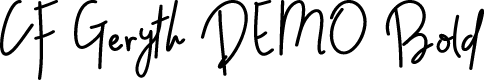 CF Geryth DEMO Bold