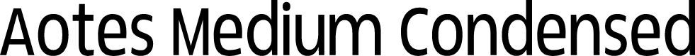 Aotes Medium Condensed