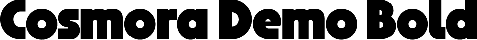 Cosmora Demo Bold