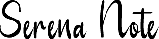 Serena Note