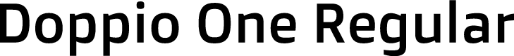 Doppio One Regular