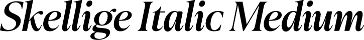 Skellige Italic Medium