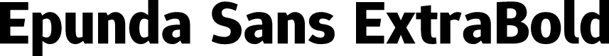 Epunda Sans ExtraBold