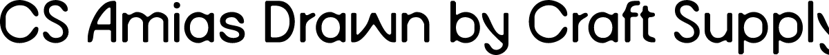 CSAmiasDrawn-Regular Demo