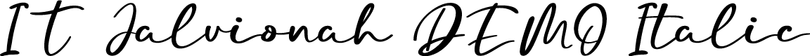 IT Jalvionah DEMO Italic