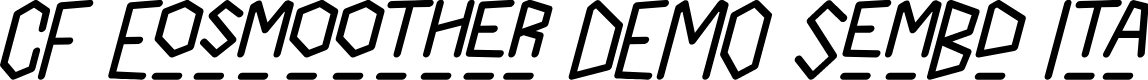 CF Eosmoother DEMO SemBd Ita